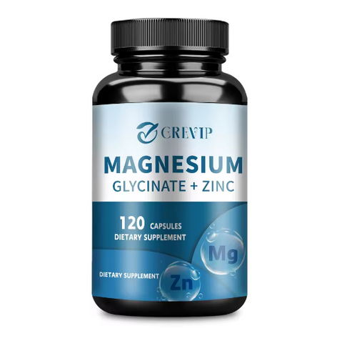 Magnesium Glycinate + Zinc Capsules - 120 Count