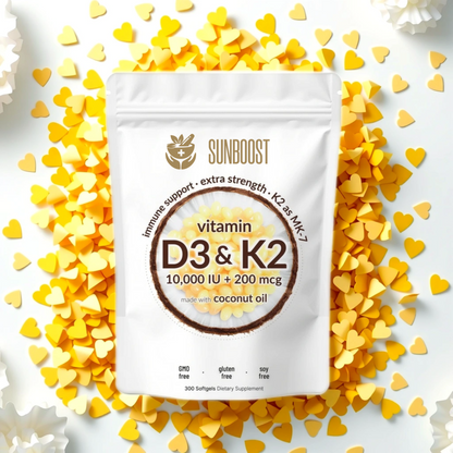 SunBoost Vitamin D3+K2 Supplement